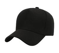 Genérico Gorro Que Mueve Sombrilla Exterior Protector Solar Sombrero de Sol Gorra de Béisbol Hombres y Mujeres Gorra de Color Sólido Gorra Gavroche Azul, Le Noir, Talla única