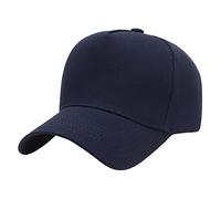 Genérico Gorro Que Mueve Sombrilla Exterior Protector Solar Sombrero de Sol Gorra de Béisbol Hombres y Mujeres Gorra de Color Sólido Gorra Gavroche Azul, azul marino, Talla única