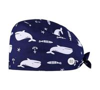 Genérico Gorro quirúrgico Reutilizable para médico Turbante Profesional de algodón Femenina Unisex Durante cirugía clínica (Grey, One Size)