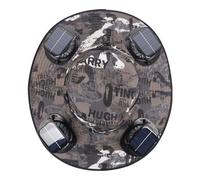 Genérico Gorro Verano Mujer - Sombrero de Exterior de ala Ancha con protección Solar Ventilador de Alta Potencia Incorporado y Recargable por USB ventilado para Verano y Playa