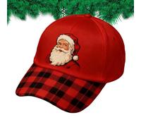 Generico Gorros De Béisbol Papá Noel - Ajustable Elegante Bordado con Santa Claus,Sombrero de Navidad Hombre Mujer | Para Apasionados Amigos Esposa Marido Mamá Papa Adultos