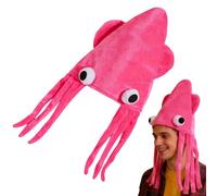 Genérico Gorros Divertidos para Niños - Gorro de Disfraz de Calamar Transpirable - Gorro Loco de Disfraz - Para Fotografía, Actuaciones, Navidad, Cumpleaños, Niños, Adultos,