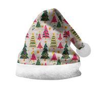 Genérico Gorros Navidad - Santa Hat Gorros Navideños De Invierno para Niños Adultos Gorros De Punto Holgados Y Suaves Gorros Trenzados Cálidos