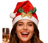 Genérico Gorros Navideños Para Mujer - Gorro De Fiesta Abrigado,Gorro Navideño Acolchado Para Invierno,Para Mujeres Niños Jóvenes Adolescentes Cumpleaños Navidad Año Nuevo