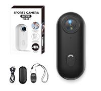 Genérico GoSnap - 4K Thumb Action Camera, Go Snap Body CAM, Wearable Mini Action Camera, Outdoor Cycling Skiing Thumb Sports Camera, with 360° RotationSpring Clip (Black,1080p)
