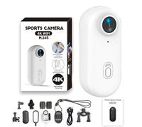 Genérico Gosnap - Go Snap Camera, 2025 New Gosnap - Thumb Camera, Wearable Mini Body Camera with Audio, Hands-Free POV Recording, for Cycling, Diving, Travel, Pets and Outdoor (White,1080p)