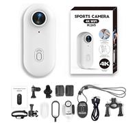 Genérico Gosnap - Go Snap Camera, Go Snap Body CAM, Gosnap - Thumb Camera, HD 1080P/4K Pocket Action CAM, HD Necklace, Mount Anywhere, Hands Free POV Recording For All People (White-1080P)