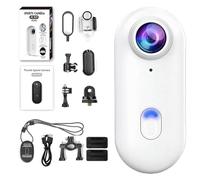 Genérico Gosnap - Go Snap Camera, Nexo25 Camera, HD 1080P/4K Pocket Action CAM, 360°Pocket Portable Magnet Hands-Free Wearable, for Work, Travel, Pet Walking (4K White)