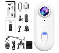 Genérico Gosnap - Go Snap Camera, Nexo25 Camera, HD 1080P/4K Pocket Action CAM, 360°Pocket Portable Magnet Hands-Free Wearable, for Work, Travel, Pet Walking (1080P White)