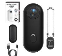 Genérico Gosnap - Go Snap Camera, Wearable Mini Gosnap Body Camera with 360° Rotation Spring Clip, HD 1080p/4k Gosnap, for Cycling, Travel, Pets (Black*1080P)