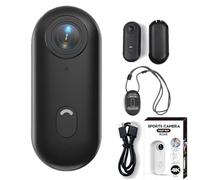 Genérico GoSnap Thumb Action Camera, Gosnap - Thumb Camera, Go Snap Body CAM, Small Camera with Audio, with 360° Rotation Spring Clip, HD 1080, for Cycling, Travel, Pets (#Black 1080)