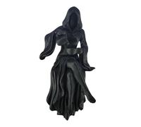 Genérico Gothic Goddess Statue Hooded Dark Fantasy Figurine Bookshelf Decor