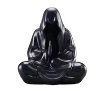 Genérico Gothic Man in Black Sculpture - Figurine Desktop Ornament, No Phase Buddha Art Model, Handmade Decoration | Living Room Office Shelf Display Accent Decorative Collectible