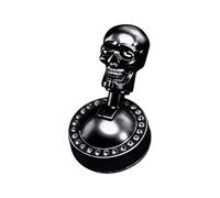 Genérico Gothic Skull Shifter - Metal Push Start Cover, Car Engine Button Guard for Protection, Heavy Alloy Lever, Zinc Alloy Gear Cap with Top Lid, Automotive Styling Kit for Ignition Shielding