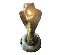 Genérico Gothic Snake Light, Serpent Desk Lamp, Mystical Decor, Ambient Glow Feature, Shadow Accent, Night Appeal, Mood Lighting Accent, Bedroom Dorm Study Display Piece, 20cm