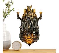 Genérico Gothic Wall Sconces - Resin Angel LED Wall Night Light, Medieval Decorative Lamp | Vintage Ambient Lighting For Living Room Bedroom Study Dorm Apartment Hotel Restaurant Decor