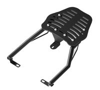 Genérico Grabas de Equipaje de Motocicletas: Rejilla de Equipaje de Acero Inoxidable Trasero para Viajar | Soporte de Gira Baggagliaio Moto, Estante Negro para Ropa de Chef, chasis para Maletas