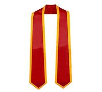 Genérico Graduacion Bufanda De Cinta Para Último Año De Secundaria Bufanda Informal De Color Sólido Cinturón