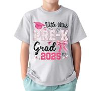 Genérico Graduacion Camiseta De Último Día De Clases para Niños Pequeños Niñas Y Niños Divertida Y De Año Escolar Camisetas De Graduación Camisetas Gráficas 1-13 Años