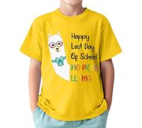 Genérico Graduacion Camiseta De Último Día De Clases para Niños Pequeños Niñas Y Niños Divertida Y De Año Escolar Camisetas De Graduación Camisetas Gráficas 1-13 Años