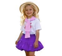 Genérico Graduacion Falda Tutú Colorida Top para Niñas Ideal para Una Escolar Una De Animación Un Recital