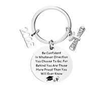 Genérico Graduate Keyring - University Souvenir Keychain, High School Graduation Gift, College Student Son Daughter Friend Grandchild Accessory, Ceremony Party Celebration Special Event Keepsake