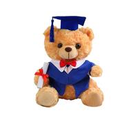 Genérico Graduation Bear, 9.8 Inch Soft Graduation Plush, Stuffed Animal Doll with Hat and Gown, Celebratory Souvenir For Class of 2025, For Boys, Girls & Students, Well-Made