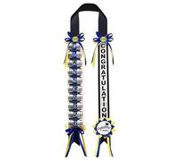 Genérico Graduation Class Lei Ribbon Necklace, 2026, Polyester Fiber, Satin Fabric, Party Supplies, Graduation Ceremony, Photo Shoots, School Events, Celebrations