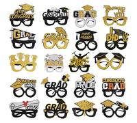 Genérico Graduation Glasses Props, 2025 Decorative Grad Eyewear Set, Fun Photo Booth Accessories, Student Celebration Costumes, for Photoshoot, Kids, Students, Classroom, Ceremony