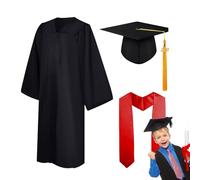 Genérico Graduation Gown Set, Matte Shawl With Tassel, Complete Ceremony Outfit For Graduation Events Church Choir Photo Shoots And Senior School Celebrations, Enhances Ceremony Photography