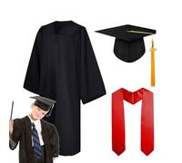 Genérico Graduation Gown Set, Matte Shawl With Tassel, Complete Ceremony Outfit For Graduation Events Church Choir Photo Shoots And Senior School Celebrations, Enhances Ceremony Photography