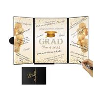 Genérico Graduation Guest Book 2025, Class of 2025 Graduate Signing Book, Memorable Keepsake with Elegant Design, Perfect for High School and College Graduates, Celebration Party Favors