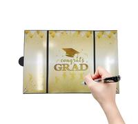 Genérico Graduation Guest Book, 2025 College Graduation Memory Scrapbook, Paper Material, Graduate Autograph For Student Teacher Ceremony, Keepsake Sign-In Book, 30x21.5cm, Elegant Design