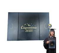 Genérico Graduation Guest Book, 2025 Memory Scrapbook, 11.81x8.46in College Graduate Keepsake, Autograph Sign-In Paper, Celebration Journal for Student Teacher Ceremony