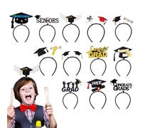 Genérico Graduation Hat Headband, 12 Pieces Stylish Graduation Decorations 2025 | Clothing, Shoes & Jewelry Fsor Preschool Kindergarten Senior Class Celebrate Costume