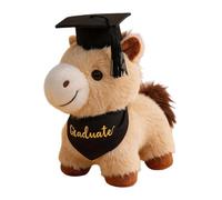 Genérico Graduation Huggable Plush - Soft Doll Pillow, Graduation Horse Stuffed Animal Plush Toy, Cute Stuffed Cushion for Hugging Sleeping Relaxing Bedroom Nursery Bed Couch Office