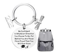 Genérico Graduation Keychain - University Graduate Souvenir Keyring, College Graduation Gift | University Keychain For Students Sons Daughters Friends Parties