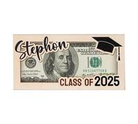 Genérico Graduation Money Holder, 2025 Money Wallet, Class of 2025 Congrats, Graduation Decorations for Men Women Her, Him, Daughter, Sonido, Graduación Keepsake More, Negro , Se référer au
