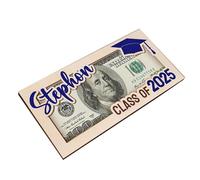 Genérico Graduation Money Holder, 2025 Money Wallet, Class of 2025 Congrats, Graduation Decorations for Men Women Her, Him, Daughter, Sonido, Graduación Keepsake More, azul, Se référer au descriptif