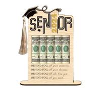 Genérico Graduation Money Holder, Inicio Cash Stand, Completion Hat Pattern Design, Sturdy Material, Stylish Look, (1 Piece), Ideal para chicas adolescentes, Perfect for Ceremony and Cash Display,