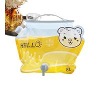 Genérico Gran Recipiente para Agua,8 L Reutilizable con Grifo y Asa - Grande de Hidratación para Exteriores | para Senderismo, Caza, Picnic, Playa, Viajes, Hogar y