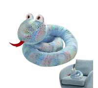 Genérico Gran Serpiente de Peluche - Peluche Realista De 160 Cm De Largo, Serpiente Gigante Dulce, Accesorio De Relleno Divertido, Réplica Animal Auténtico, Criatura Dulce | Regalo De Broma Ludiq