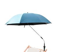 Genérico Gran Sombrilla Para Playa,Protección UV 360 Sombra Solar Ajustable | toldo sombrilla portátil para patio,para jardín y patio, viajes, camping, pesca, parque, verano, silla, silla de ruedas
