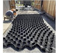 Genérico Grava Permeable de 5 cm de Altura - Estabilización de Caminos de Acceso y Control de Lodo para paisajismo, estacionamientos, Refuerzo de subrasante, Polietileno Duradero (3x4 m/10x13 pies)