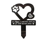 Generico Grave Markers - Marcadores de gravas para mascotas, estacas de jardín simpáticas, letrero de cría de perro, decoración de cementerio, recuerdo de recuerdo para pérdidas, patio al aire libre