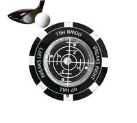 Genérico Green Reader, Double Sided Level, Accurate Ball Marker, Improved Putting Precision, Golf Reading Aid Function Training Golf Accessory for Golfers Enthusiasts Beginners