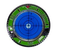 Genérico Green Reader Golf Putting Aid Double Sided Reading Tool Zinc Alloy 3.5x3.5cm 1.38x1.38in Professional Portable Golf Training Tool, for Soccer Field Basketball