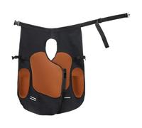 Genérico Grembiule Equestre - /55 * 26 pollici Pantaloni Regolabili Heavy-Duty Con 2 Tasche Per Attrezzi | Grembiule da Saldatura per Uomo,per Carpentiere Meccanico Addetto ai Macchinari Vigile