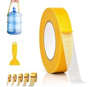 Genérico Grid Double-Sided Tape, Waterproof Strong Grid Double-Sided Tape Heavy-Duty, No Residue for Curtains, Carpets, Crafts and Home Repairs (0.79 * 394 in)
