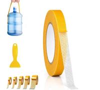 Genérico Grid Double-Sided Tape, Waterproof Strong Grid Double-Sided Tape Heavy-Duty, No Residue for Curtains, Carpets, Crafts and Home Repairs (0.39 * 394 in)
